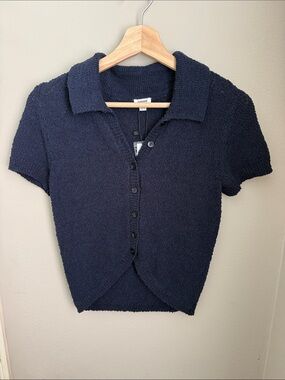 GARAGE POLO BOUCLE CROP XS
